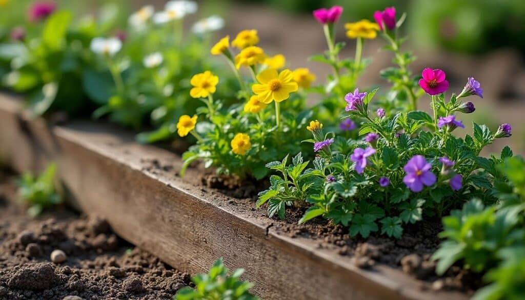 Comment installer une bordure en bois dans un massif de jardin ?