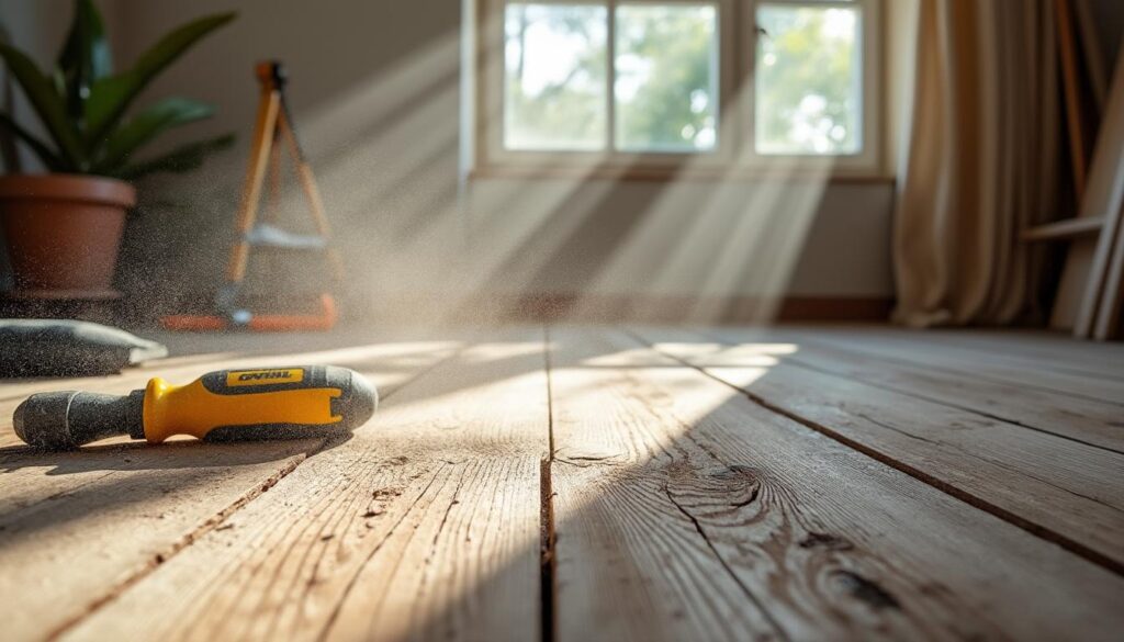 Protéger un parquet fragile de la poussière pendant un chantier