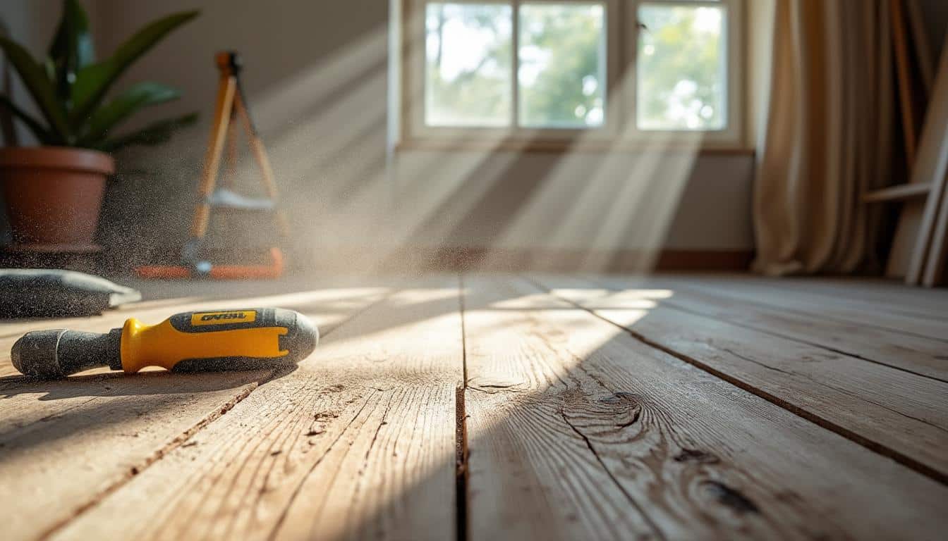 Protéger un parquet fragile de la poussière pendant un chantier