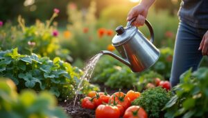 Découvrez des astuces pour économiser l’eau au potager avec un arrosoir