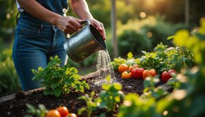 Nos conseils pour un arrosage régulier du potager à l’arrosoir