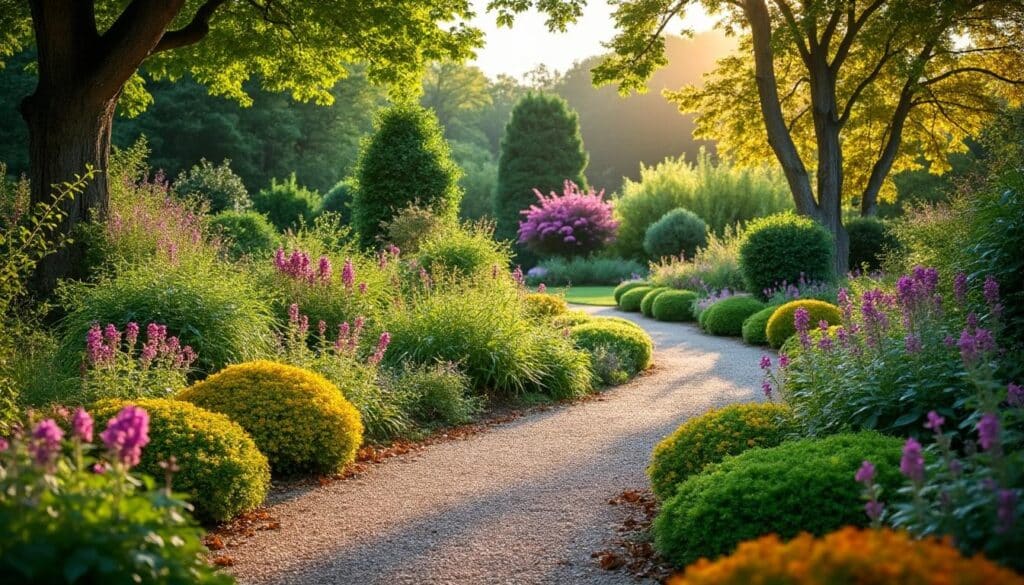 Quelles astuces pour réussir un massif de jardin de forme arrondie ?