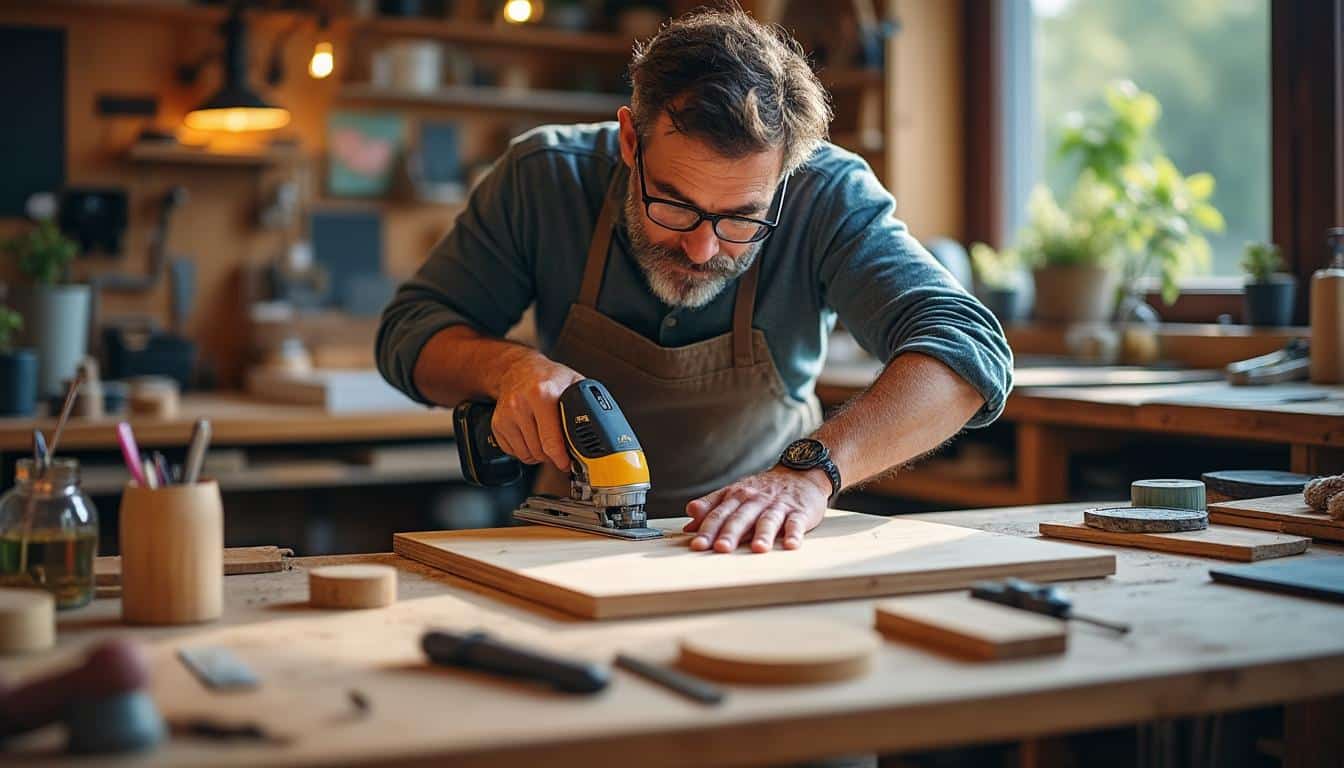 Illustration: Pourquoi choisir la scie sauteuse Parkside sans fil pour vos projets de bricolage ?