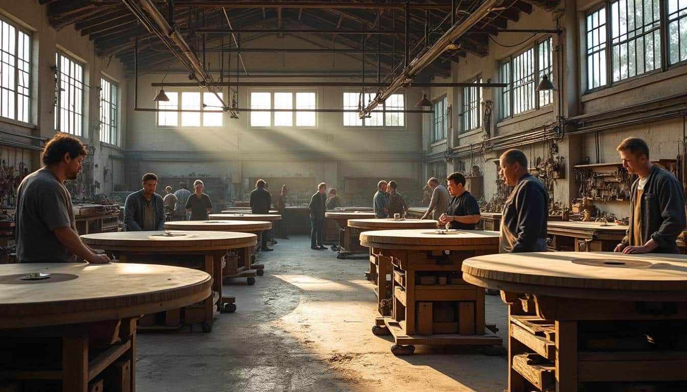 Illustration: Explorer les différents types et modèles de tables de scie circulaire sur le marché