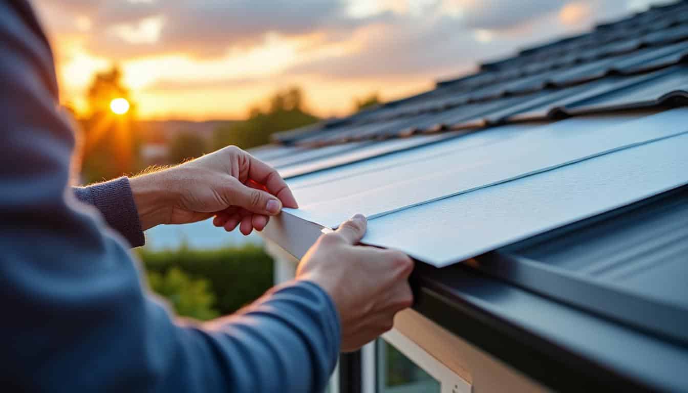 Illustration: Comprendre le rôle essentiel du bandeau de toiture en PVC dans la structure du toit