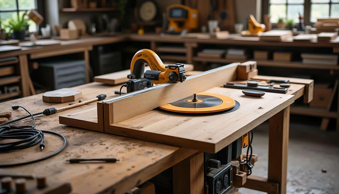 Établie pour scie circulaire : guide complet pour choisir et monter