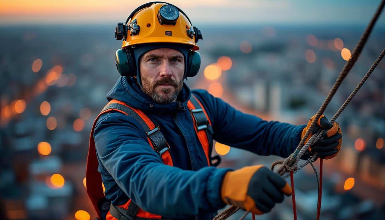 Illustration: Comprendre le rôle essentiel de la ligne de vie sur une toiture en tuile