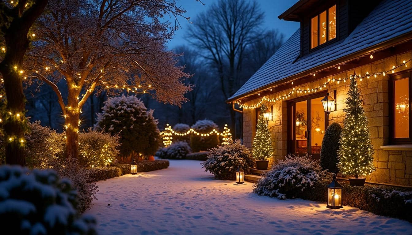 Illustration: Comprendre les luminaires d’extérieur pour la magie de Noël
