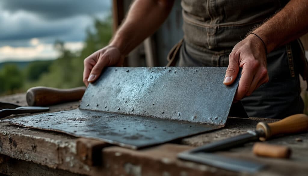 Chéneau en zinc : guide complet pour une toiture durable et esthétique