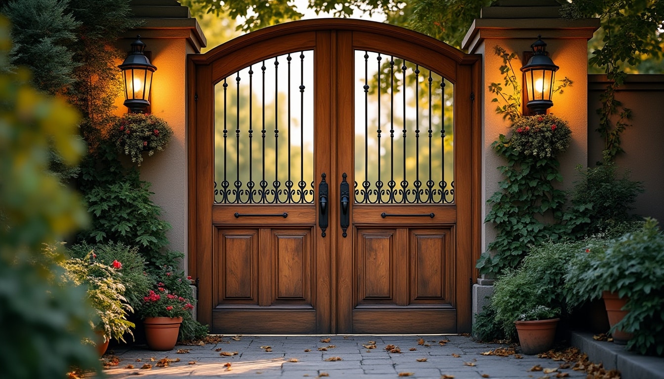 Décoration de portail extérieur : choix, styles et matériaux durables