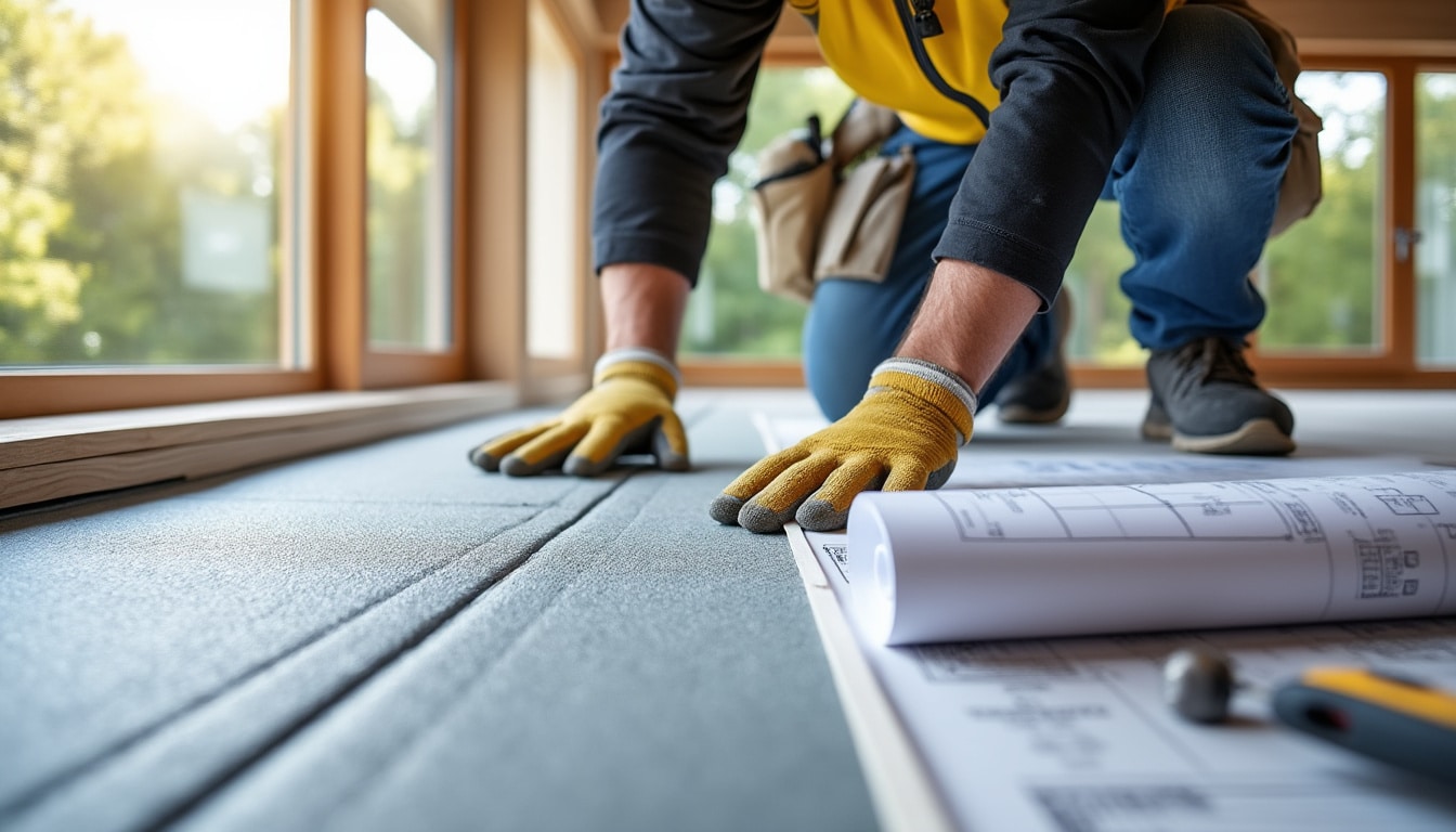 Illustration: Choisir le bon isolant pour un plancher chauffant performant