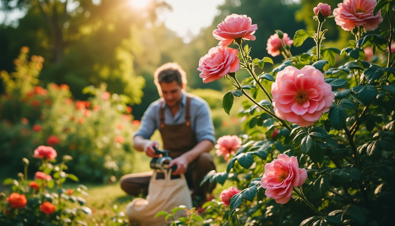 Meilleur engrais pour le rosier : guide pour une floraison réussie