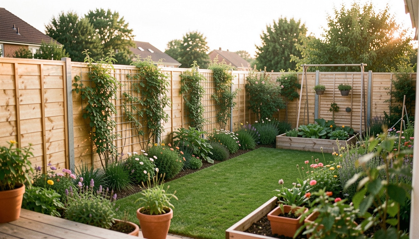 12 idées de clôtures de jardin pas chères et durables