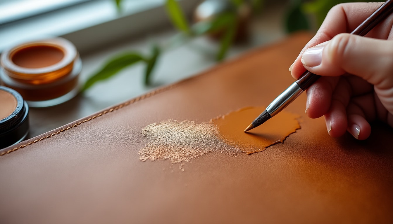 Peinture du cuir : Guide complet pour restaurer et personnaliser