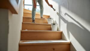 Peinture de l’escalier en bois : guide complet pour réussir